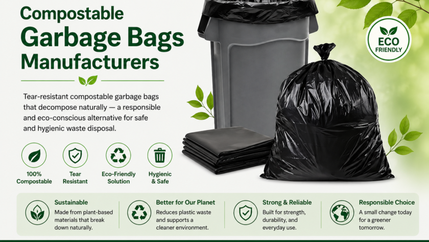Top 5 Compostable Garbage Bags Manufacturers in India