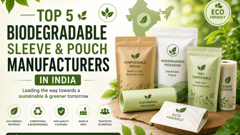 Top 5 Biodegradable Sleeve and Pouch Manufacturers in India