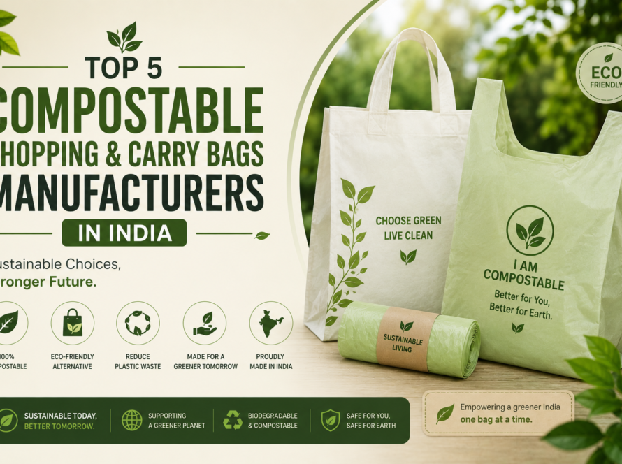 Top 5 Compostable Shopping & Carry Bags Manufacturers in india