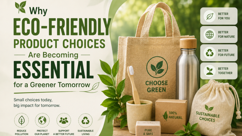 Why Eco-Friendly Product Choices Are Becoming Essential for a Greener Tomorrow
