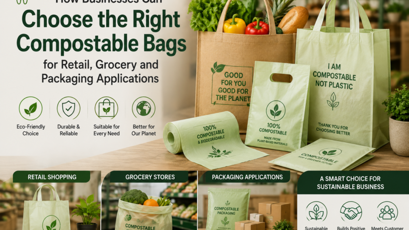 How Businesses Can Choose the Right Compostable Bags for Retail, Grocery and Packaging Applications