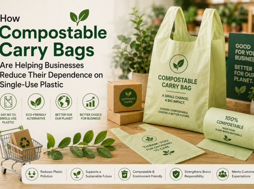 How Compostable Carry Bags Are Helping Businesses Reduce Their Dependence on Single-Use Plastic